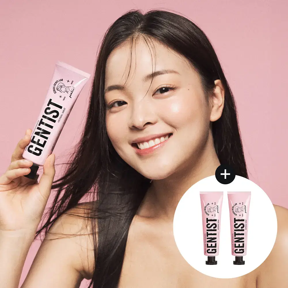 [2입] 젠티스트 구취케어 치약 100G+100G